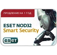 Eset NOD32 Smart Security Карточка продления на 1 год артикул 3603a.
